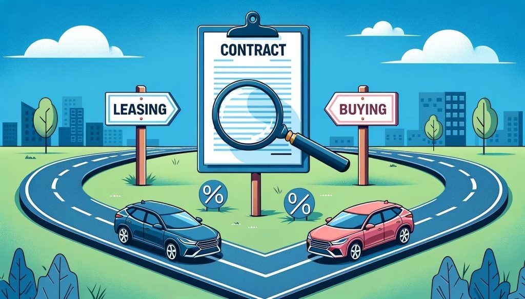Car Financing Explained - Leasing vs Buying illustration